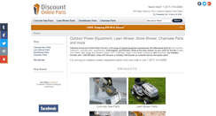 Desktop Screenshot of discountonlineparts.com