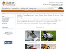 Tablet Screenshot of discountonlineparts.com